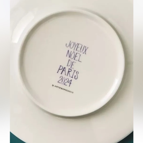 New Anthropologie Holiday in the city dessert plate - Picture 3 of 3
